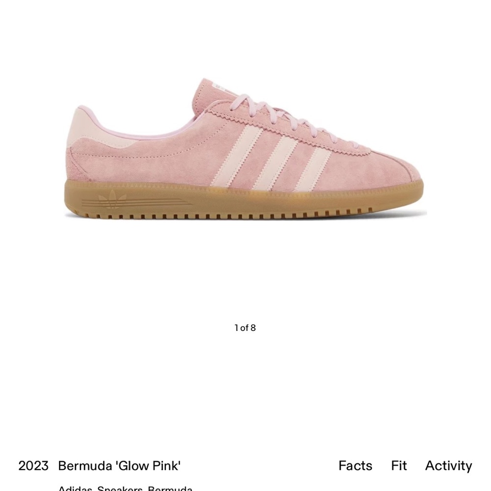 Bermuda ‘Glow Pink’ Adidas shoes size 9.5 - Picture 2 of 10